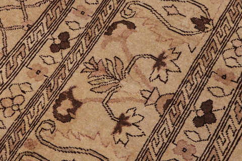 handmade Transitional Kafkaz Lt. Tan Brown Hand Knotted RECTANGLE 100% WOOL area rug 14' x 18'