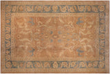 handmade Traditional Kafkaz Rust Teal Blue Hand Knotted RECTANGLE 100% WOOL area rug 13 x 19