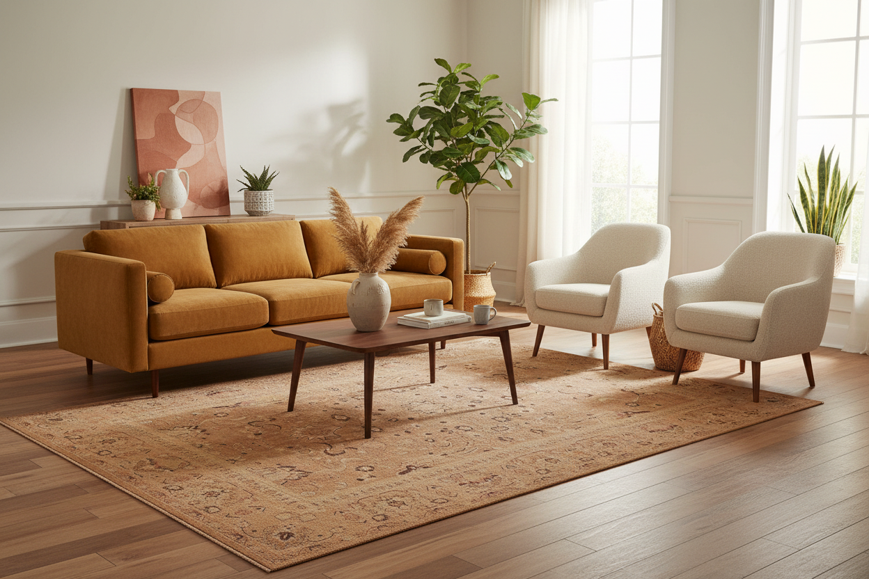 handmade Traditional Antique Brown Tan Hand Knotted RECTANGLE 100% WOOL area rug 13x17