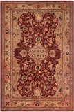 Bohemian Ziegler Yolonda Aubergine/Tan Wool Rug - 12'2'' x 17'2''