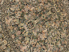 handmade Traditional Rimjim Black Grey Hand Knotted ROUND 100% WOOL area rug 8x8