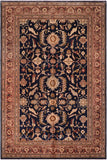handmade Traditional Kafkaz Blue Rust Hand Knotted RECTANGLE 100% WOOL area rug 13 x 16