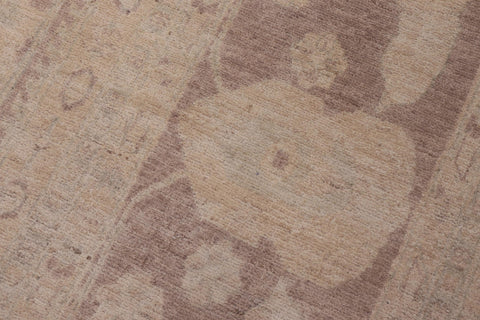 handmade Transitional Kafkaz Ivory Lt. Brown Hand Knotted RECTANGLE 100% WOOL area rug 12' x 15'