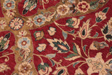 Semi-Antique Gulab Sherryl Red/Red Wool Rug - 11'8'' x 18'5''