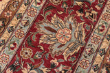 Semi-Antique Gulab Sherryl Red/Red Wool Rug - 11'8'' x 18'5''