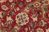 Semi-Antique Gulab Sherryl Red/Red Wool Rug - 11'8'' x 18'5''