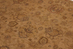 handmade Traditional  Gold Gold Hand Knotted RECTANGLE 100% WOOL area rug 9'X12'