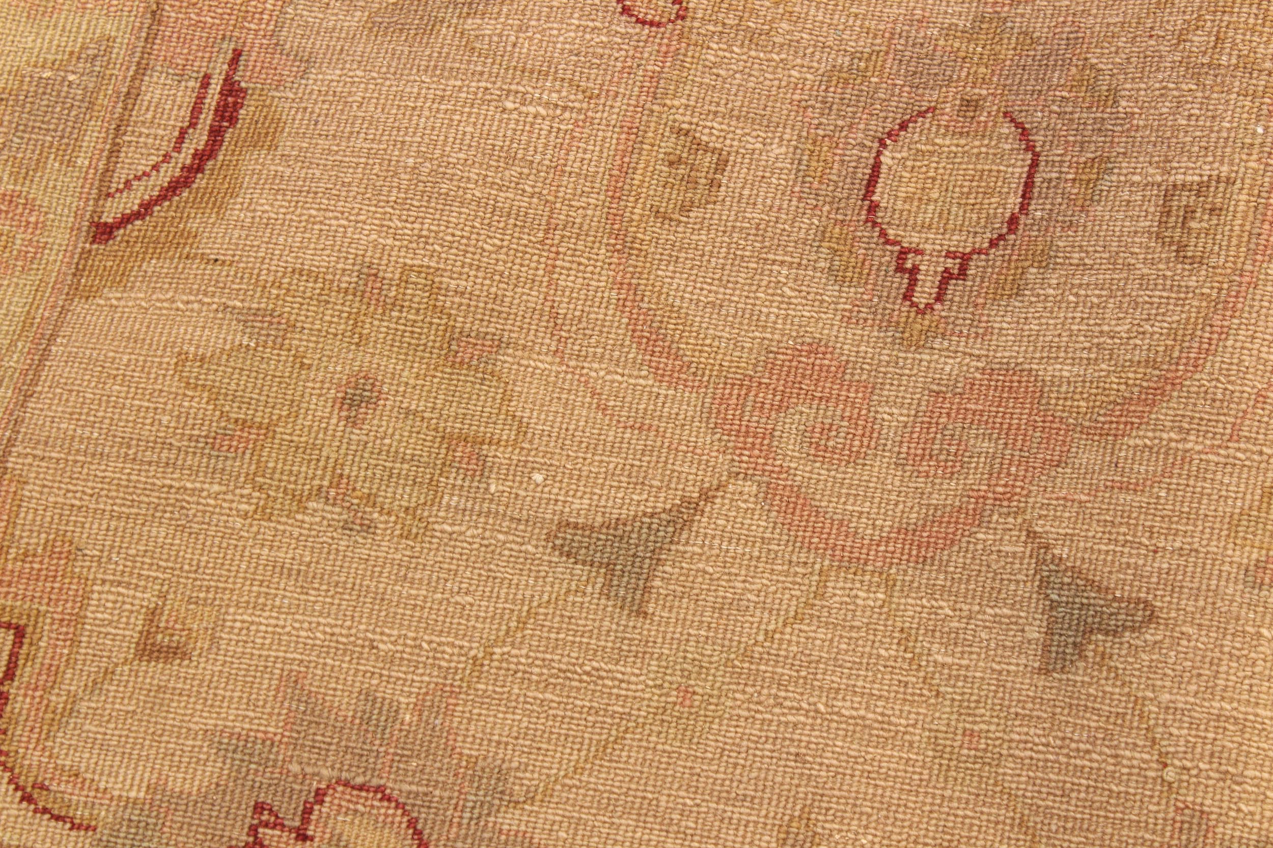 handmade Traditional  Gold Gold Hand Knotted RECTANGLE 100% WOOL area rug 9' x 12'