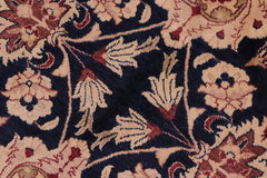 Vintage Agra Tommy Blue/Red Wool Rug - 10'1''X13'10''