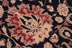 Vintage Agra Tommy Blue/Red Wool Rug - 10'1''X13'10''