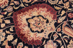 Antique Anmol Agra Amal Blue/Red Wool Rug - 10'1''X14'11''