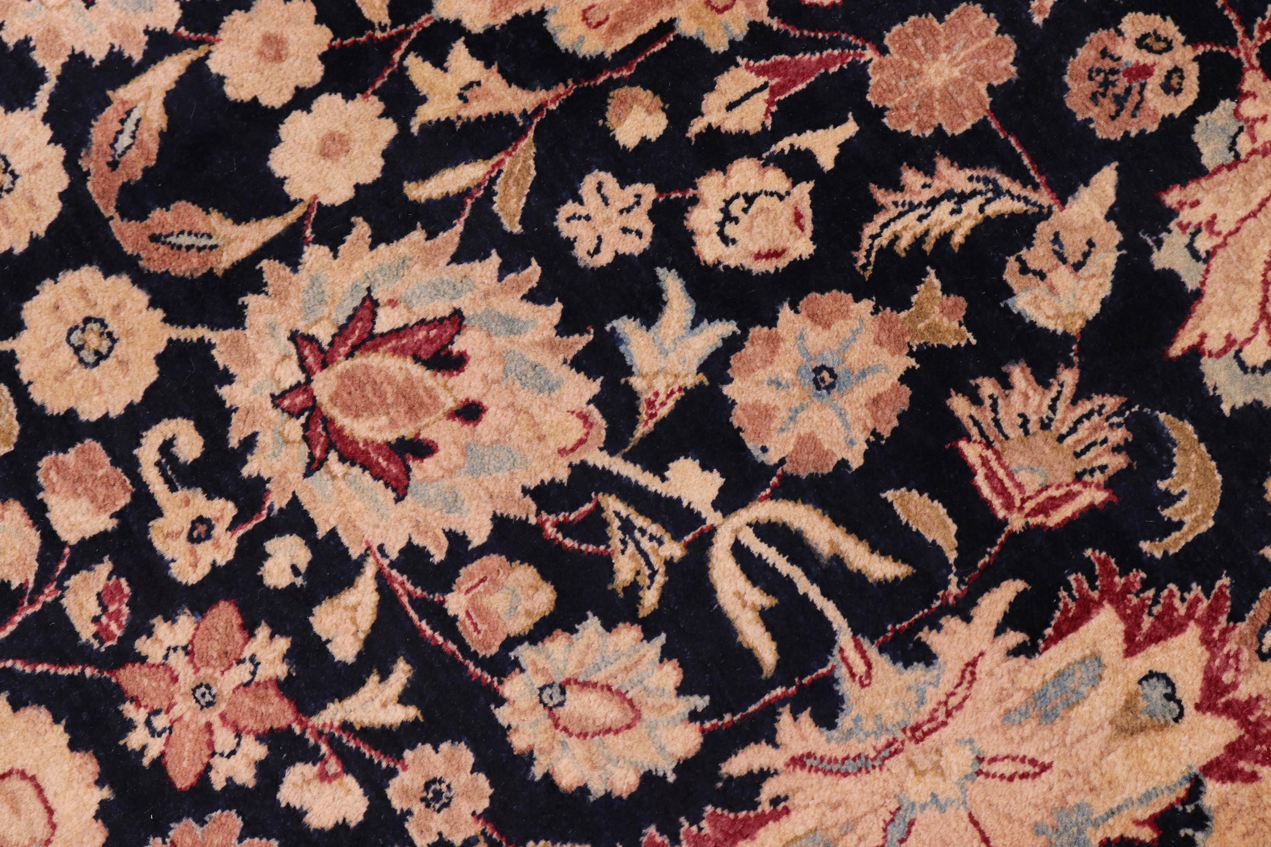 handmade Transitional Anmol Agra Blue Red Hand Knotted RECTANGLE 100% WOOL area rug 10 x 14