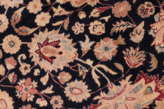 Antique Anmol Agra Amal Blue/Red Wool Rug - 10'1''X14'11''