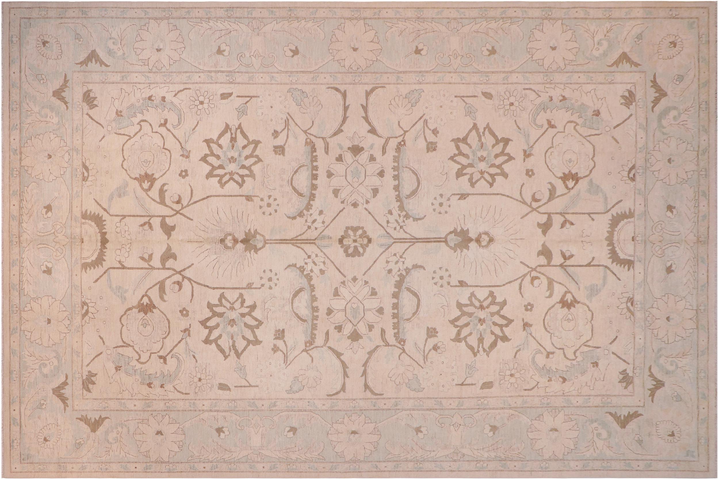handmade Traditional Kafkaz Lt. Tan Lt. Green Hand Knotted RECTANGLE 100% WOOL area rug ODD