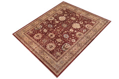 handmade Traditional Kafkaz Red Lt. Green Hand Knotted RECTANGLE 100% WOOL area rug 12X15