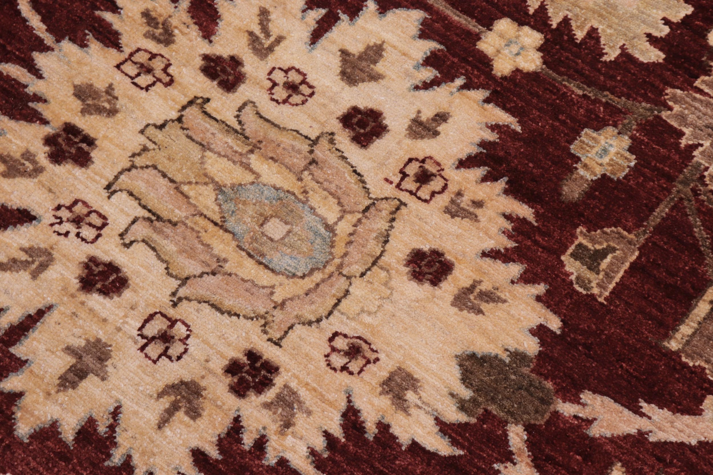 handmade Traditional Kafkaz Red Lt. Green Hand Knotted RECTANGLE 100% WOOL area rug 12x15