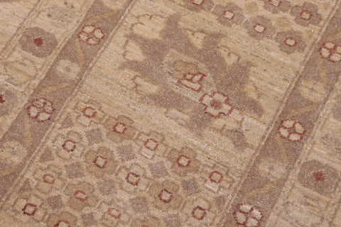 handmade Traditional Kafkaz Tan Tan Hand Knotted RECTANGLE 100% WOOL area rug 12x18
