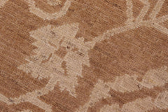 handmade Transitional Kafkaz Brown Brown Hand Knotted RECTANGLE 100% WOOL area rug 12X18