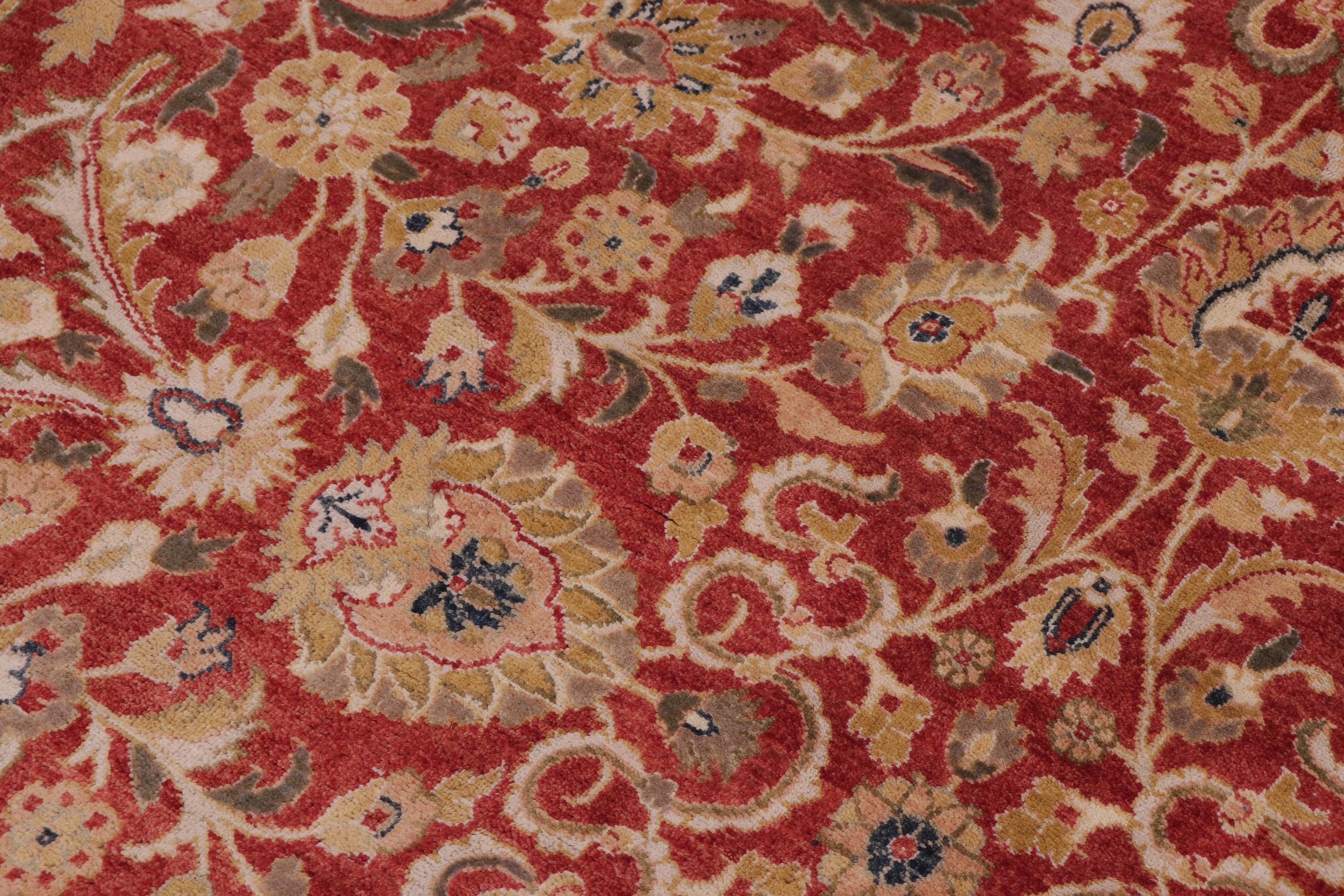 handmade Transitional Design Rust Rust Hand Knotted RECTANGLE 100% WOOL area rug 12 x 16