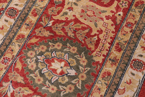 handmade Transitional Design Rust Rust Hand Knotted RECTANGLE 100% WOOL area rug 12x16