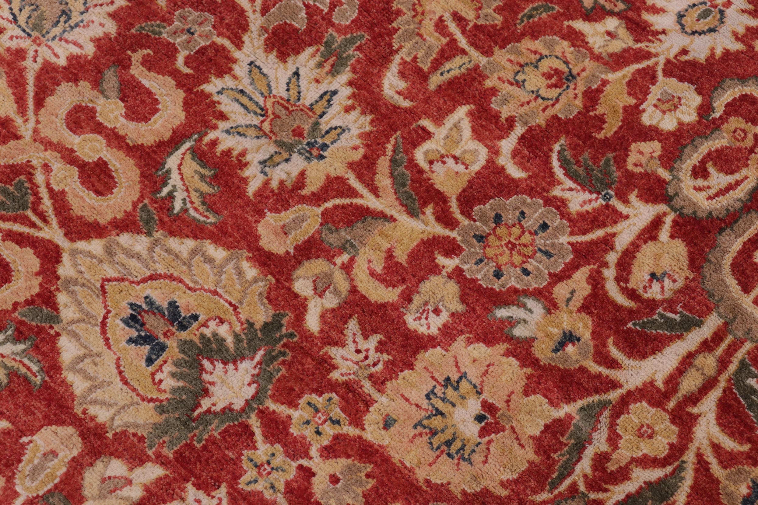 handmade Transitional Design Rust Rust Hand Knotted RECTANGLE 100% WOOL area rug 12x16