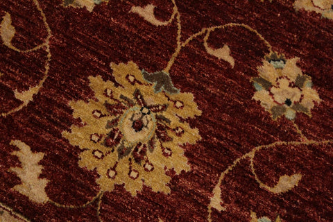 A02787, 8 0"x 8 3",Traditional                   ,8x8,Red,IVORY,Hand-knotted                  ,Pakistan   ,100% Wool  ,Round      ,652671148538