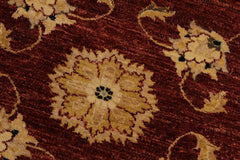 A02787, 8 0"x 8 3",Traditional                   ,8x8,Red,IVORY,Hand-knotted                  ,Pakistan   ,100% Wool  ,Round      ,652671148538