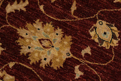 A02787, 8 0"x 8 3",Traditional                   ,8x8,Red,IVORY,Hand-knotted                  ,Pakistan   ,100% Wool  ,Round      ,652671148538