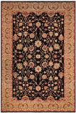 handmade Traditional Kafkaz Black Lt. Green Hand Knotted RECTANGLE 100% WOOL area rug 12 x 18