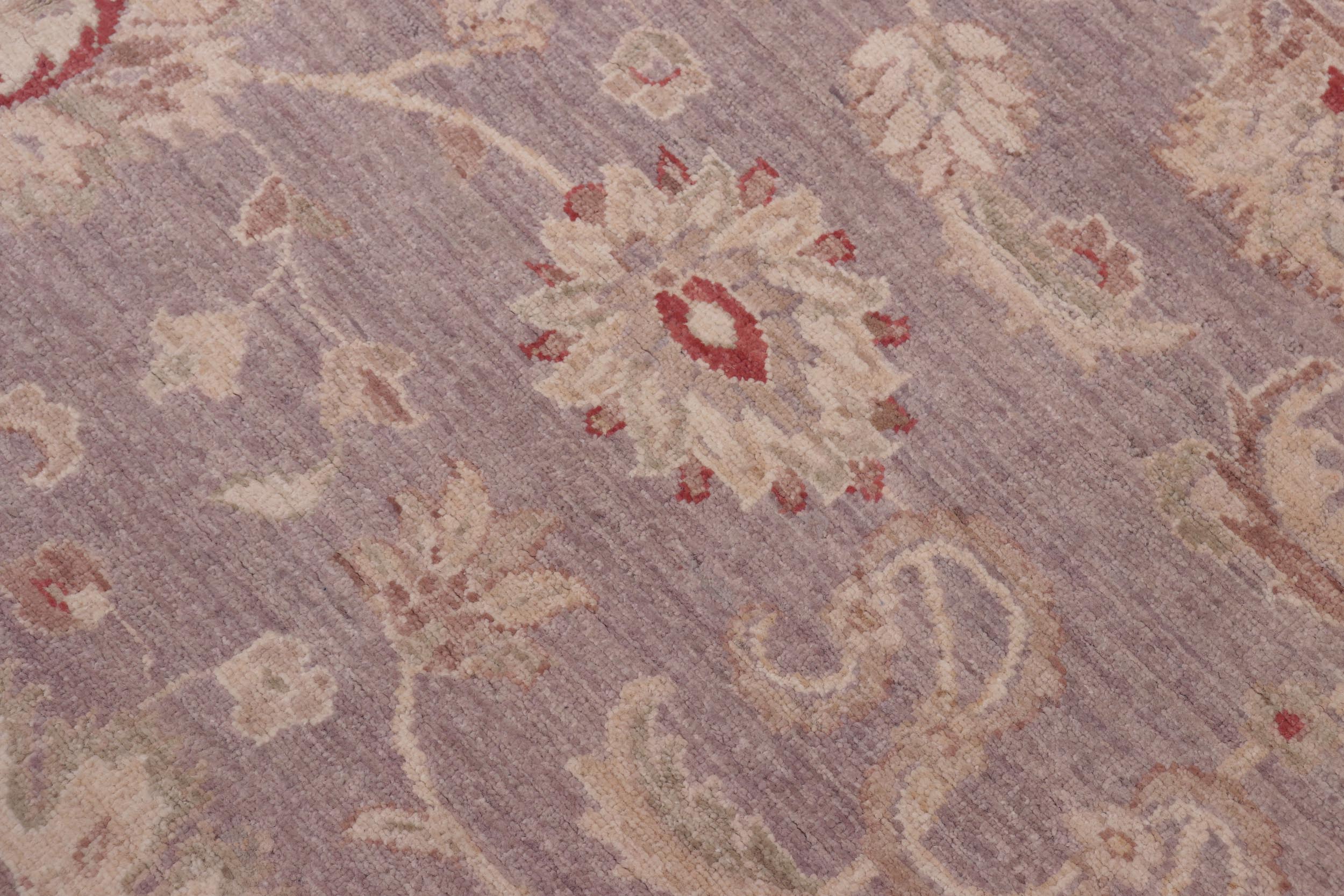 handmade Traditional  Lt. Brown Ivory Hand Knotted SQUARE 100% WOOL area rug 7x7