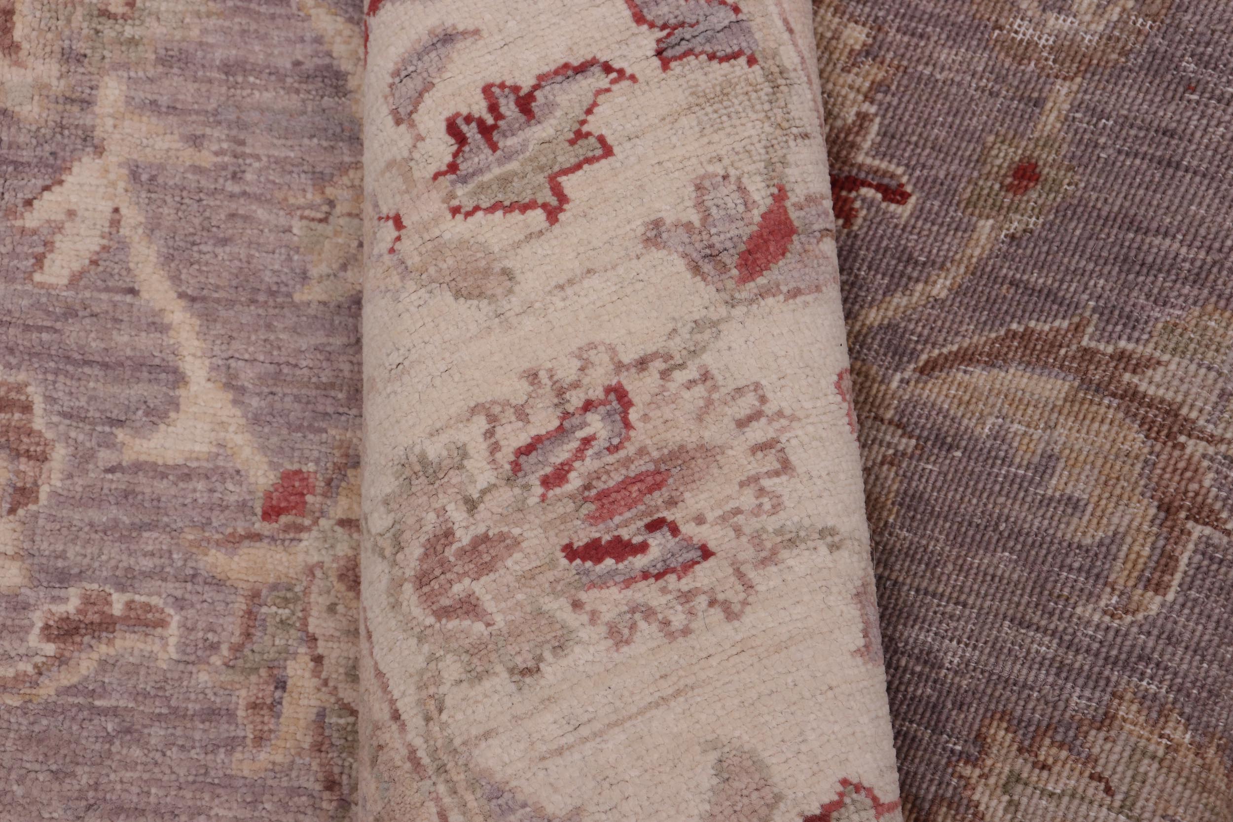 handmade Traditional  Lt. Brown Ivory Hand Knotted SQUARE 100% WOOL area rug 7x7