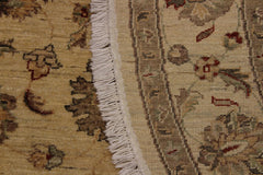 A02811, 5 7"x 5 8",Traditional                   ,6x6,Beige,RUST,Hand-knotted                  ,Pakistan   ,100% Wool  ,Round      ,652671148767