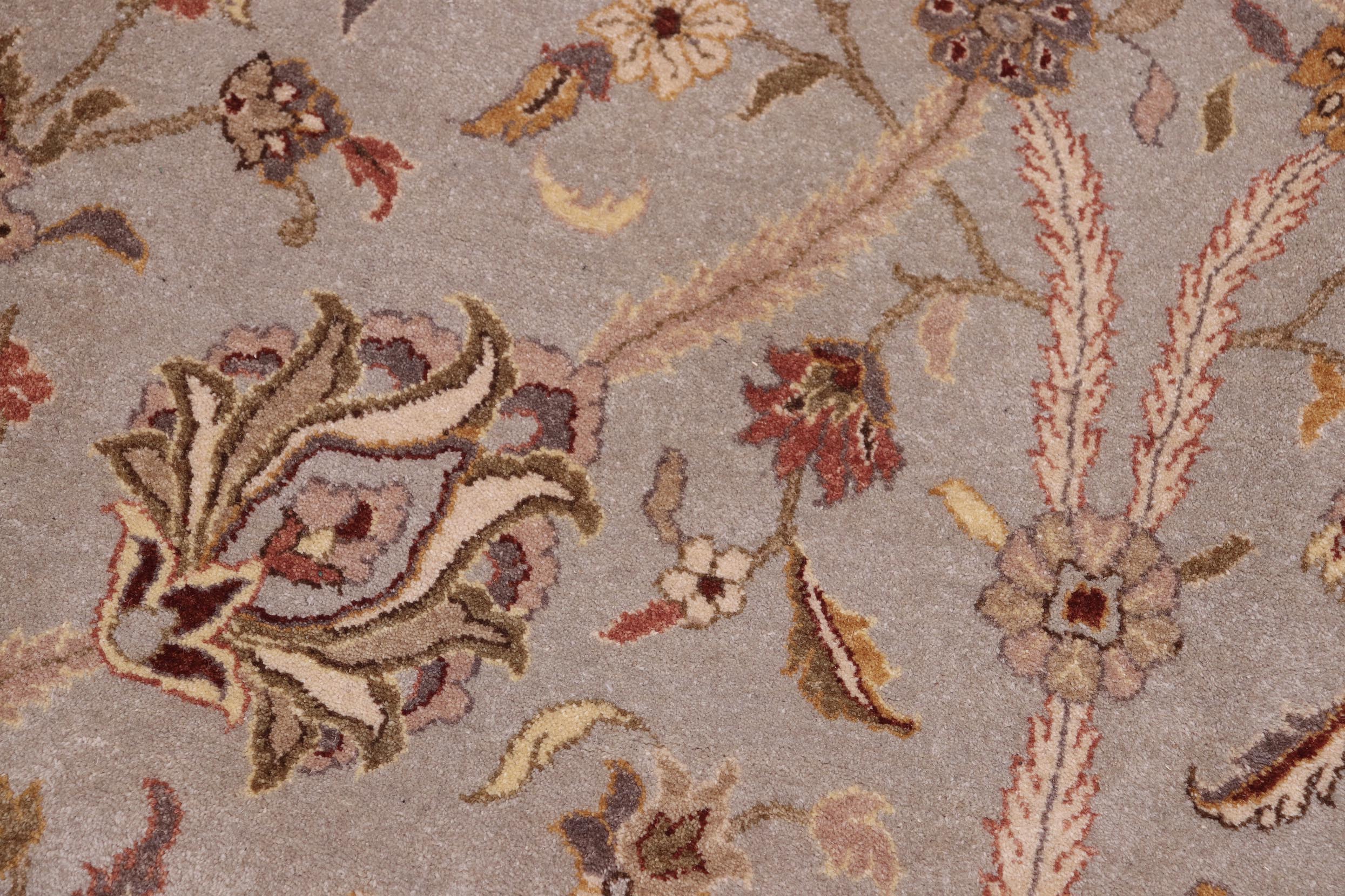 handmade Transitional Jafri Lt. Gray Tan Hand Knotted RECTANGLE 100% WOOL area rug 12x15