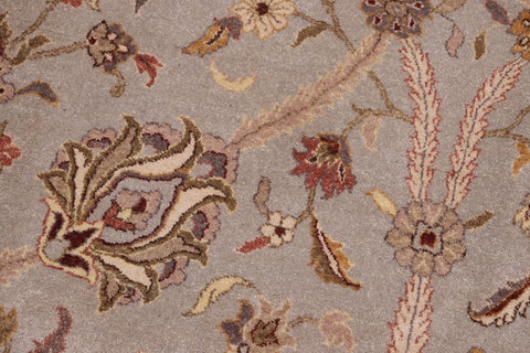 Vintage Jafri Stephani Gray/Tan Wool Rug - 12'4''X15'5''