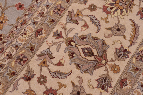 handmade Transitional Jafri Lt. Gray Tan Hand Knotted RECTANGLE 100% WOOL area rug 12 x 15