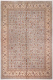 Traditional Jafri Stephani Lt. Gray Tan Hand Knotted Area rugs 12 x 15