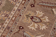 handmade Traditional Kafkaz Lt. Green Tan Hand Knotted RECTANGLE 100% WOOL area rug 12X17