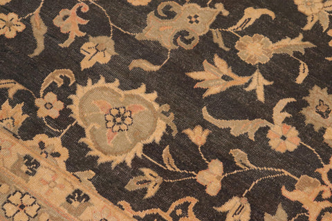 handmade Traditional Kafkaz Green Tan Hand Knotted RECTANGLE 100% WOOL area rug 10x14