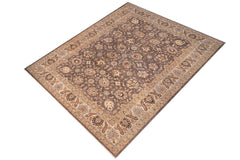 handmade Traditional Kafkaz Gray Lt. Tan Hand Knotted RECTANGLE 100% WOOL area rug 12X18