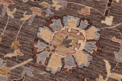 handmade Traditional Kafkaz Gray Lt. Tan Hand Knotted RECTANGLE 100% WOOL area rug 12X18