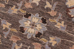 handmade Traditional Kafkaz Gray Lt. Tan Hand Knotted RECTANGLE 100% WOOL area rug 12X18