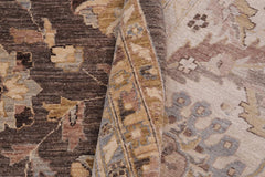 handmade Traditional Kafkaz Gray Lt. Tan Hand Knotted RECTANGLE 100% WOOL area rug 12X18