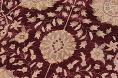 handmade Traditional Design Red Red Hand Knotted RECTANGLE 100% WOOL area rug 12'X19'