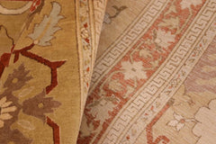 Antique Karri Green/Rust Wool Rug - 10'0''X13'8''