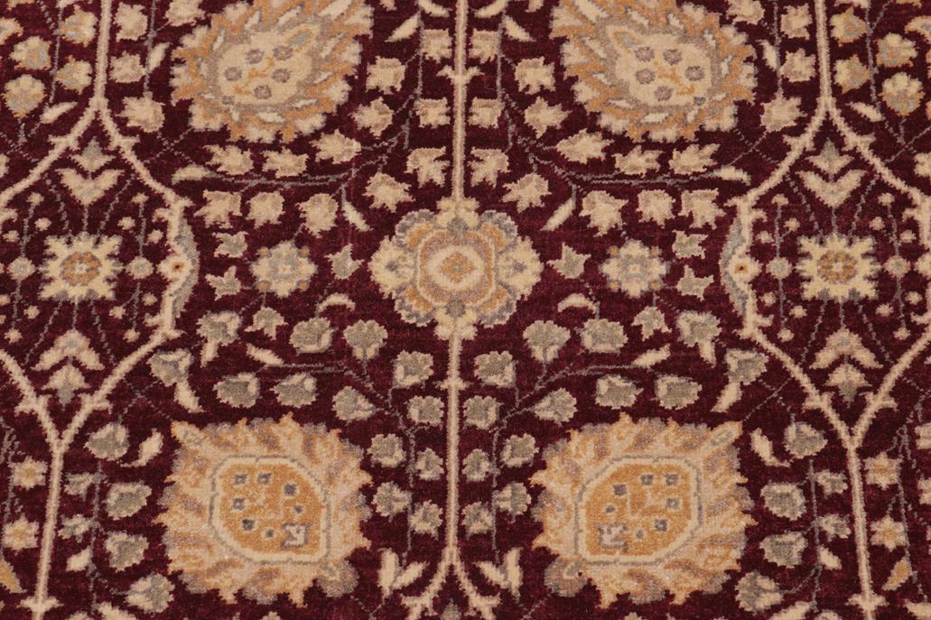 handmade Traditional Design Red Red Hand Knotted GALLERY 100% WOOL area rug 6'X12'