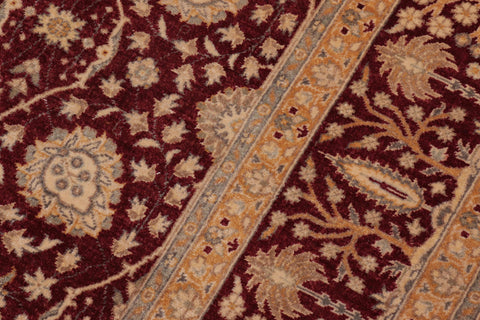 handmade Transitional Design Red Red Hand Knotted GALLERY 100% WOOL area rug 6' x 12'