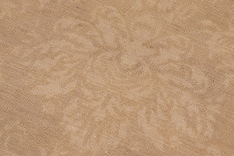 handmade Modern Kafkaz Brown Tan Hand Knotted RECTANGLE 100% WOOL area rug 10' x 14'