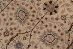 handmade Traditional Design Ivory Ivory Hand Knotted GALLERY 100% WOOL area rug 6'X12'