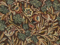 handmade Traditional Imran Brown Beige Hand Knotted ROUND 100% WOOL area rug 6x7