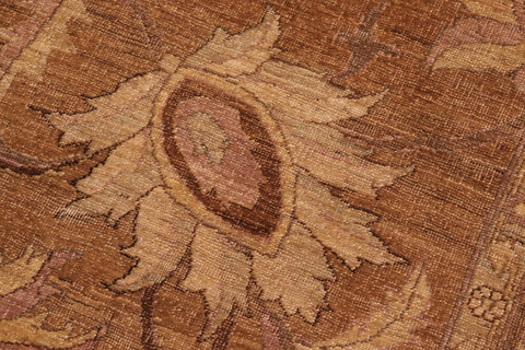 handmade Traditional Antique Gold Lt. Gold Hand Knotted RECTANGLE 100% WOOL area rug 8' x 10'